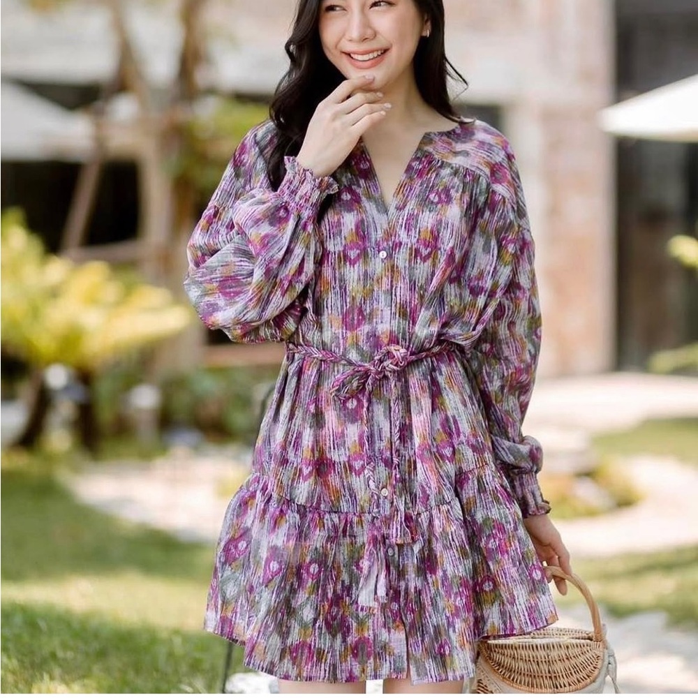 Zara Floral Purple Dress